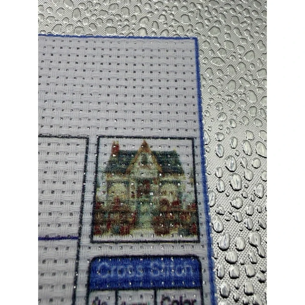 Stamped Cross Stitch Kits Printed Pattern Embroidery Kit DIY Home Cross Set